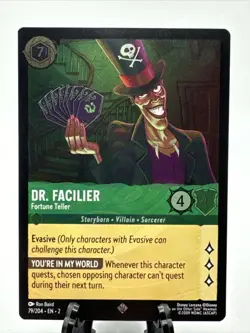 Disney Lorcana - Dr. Facilier - Fortune Teller 79/204 Foil - Image 1