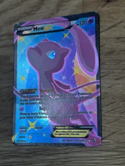 Mew EX Full Art RC24/RC25 Legendary Treasures: Radiant Collection Pokemon Card - Image 3