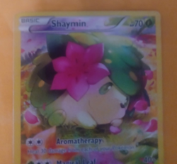 Pokemon Shaymin Promo Holo Rare TCG Card XY115 Moderate Play - Image 3