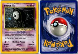 Vintage Pokemon Card - Unown [A] Neo Discovery 14/75 2001 Rare Holo Unlimited HP - Image 3