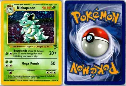 Vintage Pokemon Card - Nidoqueen Base Set 2 12/130 2000 Rare Holo Heavily Played - Image 3