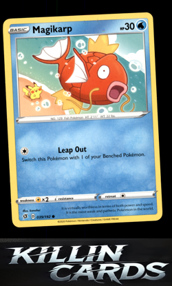 Magikarp 039/192 Pokemon Common SWSH02: Rebel Clash Card NM - Image 1
