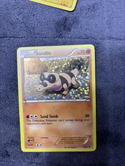 Sandile 8/12 2011 McDonald's Promo Pokemon TCG Card NM - Image 3