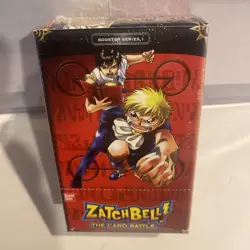 2005 ZATCH BELL SERIES 1 THE CARD BATTLE GAME SEALED BOX 12 PACKS RARE QTY!!! - Image 1