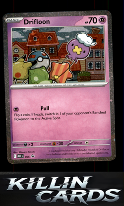 Drifloon - (Cosmos Holo) 005 005 Pokemon Promo ME: Mega Evolution Promo Card NM - Image 1