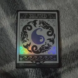 🔥 Island (0889) FOIL Bonus card Flower Power Secret Lair Ashley Dreyfus MTG 🔥 - Image 1