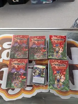 Vintage 2004 Neopets Trading Card Game Theme Decks Lot Bundle Meridell & Kass - Image 1