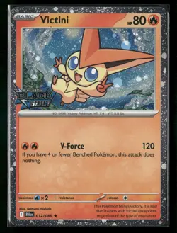 Victini (Black Bolt Stamped) Rare Miscellaneous Cards & Products 012/086 NM - Image 1