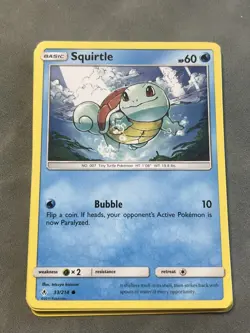 Pokemon TCG Squirtle 33/214 Common Unbroken Bonds LP - Single card - Image 2