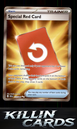 Special Red Card - 113/086 113/086 Pokemon Ultra Rare ME04: Chaos Rising Card NM - Image 1