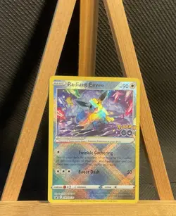 Radiant Eevee - SWSH230 - Pokemon Sword & Shield Promo Holo Rare Card NM - Image 1