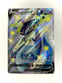 Dragapult V SWSH096 Sword & Shield Black Star Promo Pokemon TCG Card NM - Image 1