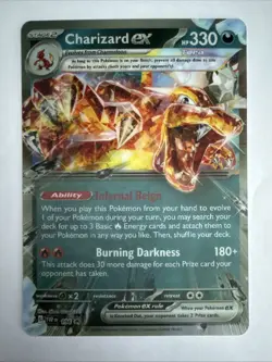 Pokemon Charizard ex SVP 196 Oversized JUMBO Lenticular Promo Card - Image 1