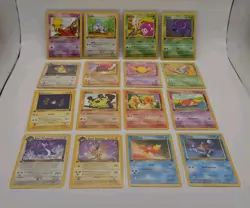 Pokemon TCG Vintage 1st Edition Lot Of 16 Cards Mostly LP-MP See Description - Image 1
