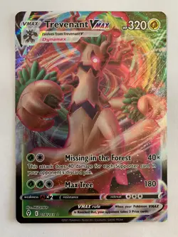 Sylveon V 74/203 + Trevenant Vmax 14/203 Evolving Skies Pokemon Cards NM - Image 4