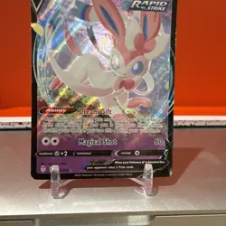 Pokemon TCG Sylveon v 74/203 Ultra Rare Card Sword & Shield Evolving Skies - Image 3