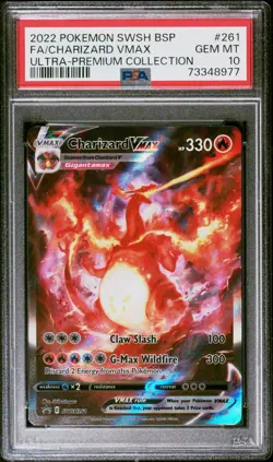 PSA 10 CHARIZARD VMAX 261 | SWSH UPC Full Art Pokemon Card - Image 1