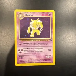 Hypno 8/62 Holo Fossil 08/62 Unlimited 1999 Pokemon - MP - Image 1