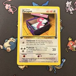 1st Edition Porygon 48/82 NM/LP -Vintage Pokemon Card- Team Rocket (2z) - Image 1