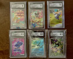 🌟Pokemon slab lot of 12, graded Pokemon cards JPN/ENG 2022 Mew, Charizard - Image 2