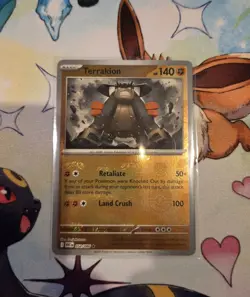 Terrakion Master Ball Pattern 054/086 Pokemon Card - Image 1