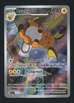 Raichu 211/193 SV02: Paldea Evolved Holofoil Illustration Rare Pokemon TCG - Image 1