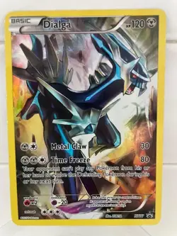 DIALGA XY77 Holo MYTHICAL Full Art Black Star Promo 2015 Pokemon Card - LP - Image 1