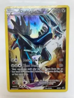 DIALGA XY77 Holo MYTHICAL Full Art Black Star Promo 2015 Pokemon Card - LP - Image 3
