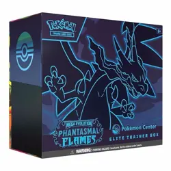 Pokemon TCG Phantasmal Flames Pokemon Center ETB W/ Protective Case Super Clean - Image 2
