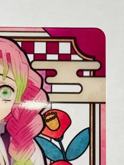 Mitsuri Demon Slayer Stained glass card Kimetsu Vrey Rare From Japan BANDAI F/S - Image 3