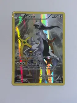 Pokemon TCG Arceus XY83 Black Star Promo Legendary Collection DMG - Image 1