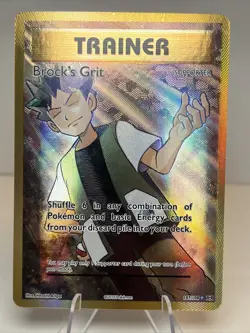 HP+ Brock's Grit 107/108 Full Art XY Evolutions AUTHENTIC Pokemon Card - Image 1