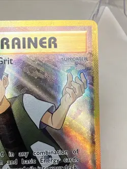 HP+ Brock's Grit 107/108 Full Art XY Evolutions AUTHENTIC Pokemon Card - Image 4