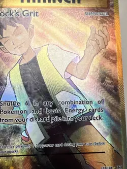 HP+ Brock's Grit 107/108 Full Art XY Evolutions AUTHENTIC Pokemon Card - Image 5