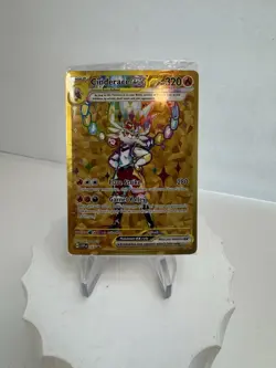 Pokemon TCG Cinderace EX SVP 163 Black Star Promo Holo Full Art Gold Sealed - Image 1