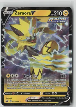 Zeraora V [SWSH06 - 053/198]PokemonSWSH06: Chilling ReignNMUltra Rare - Image 1