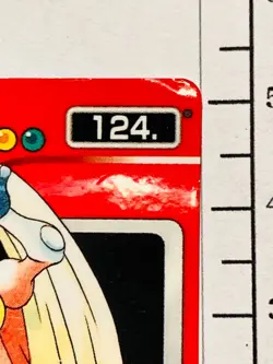 Chansey Pokemon Zukan Mini Card Game124 Vrey Rare Japan Vintage Nintendo F/S - Image 3