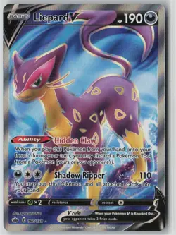 Liepard V (Full Art) [SWSH06 - 180/198]PokemonSWSH06: Chilling ReignNMUltra Rare - Image 1