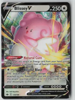 Blissey V [SWSH06 - 119/198]PokemonSWSH06: Chilling ReignNMUltra Rare - Image 1
