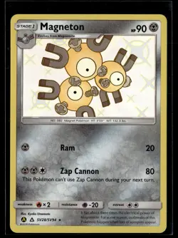Magneton SV28/SV94 Hidden Fates Shiny Vault Rare Shiny Pokemon - Image 1