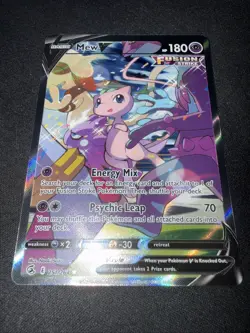 Pokemon Mew V Fusion Strike Alternate Full Art 251/264 Ultra Rare Alt Art Mint! - Image 2