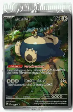 Snorlax ⭐ 051 Holo Promo Scarlet & Violet Promo Pokemon NM - Image 1
