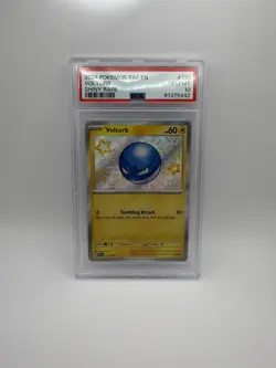 2024 Pokemon Paldean Fates Voltorb Shiny Rare PSA 10 Gem Mint Low Pop - Image 1
