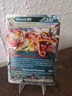 Pokemon Glurak ex 125/197 Obsidianflammen NM Deutsch - Image 1