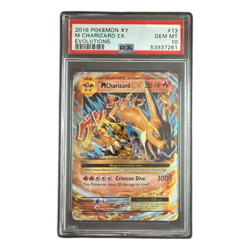 2016 POKEMON XY EVOLUTIONS M CHARIZARD EX #13 HOLO ULTRA RARE PSA 10 GEM MINT - Image 1