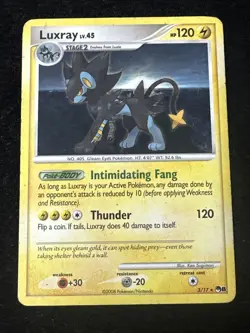 Luxray Lv 45 3/17 Pop Series 8 Non-holo Pokemon HP - Image 1