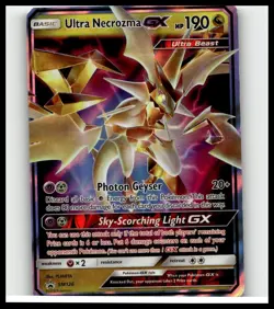 Pokemon Ultra Necrozma GX Promo Holo SM126 SM Basic 190 HP - Image 1