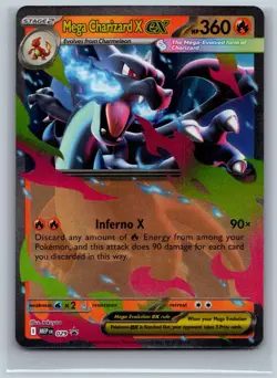 Mega Charizard X ex 029 Holo Promo ME: Mega Evolution Promo Pokemon Near Mint - Image 1