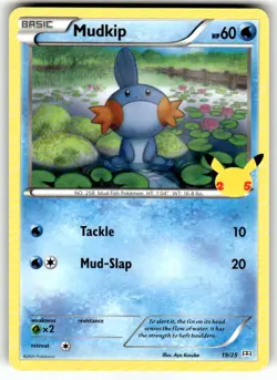 Mudkip 019/025 Promo McDonald's 25th Anniversary Promos Pokemon Near Mint - Image 1
