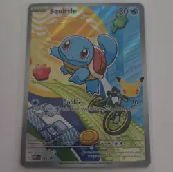 Pokemon Squirtle 039 Me: Mega Evolution Promo Full Art Holo EN 80HP Saboteri - Image 1